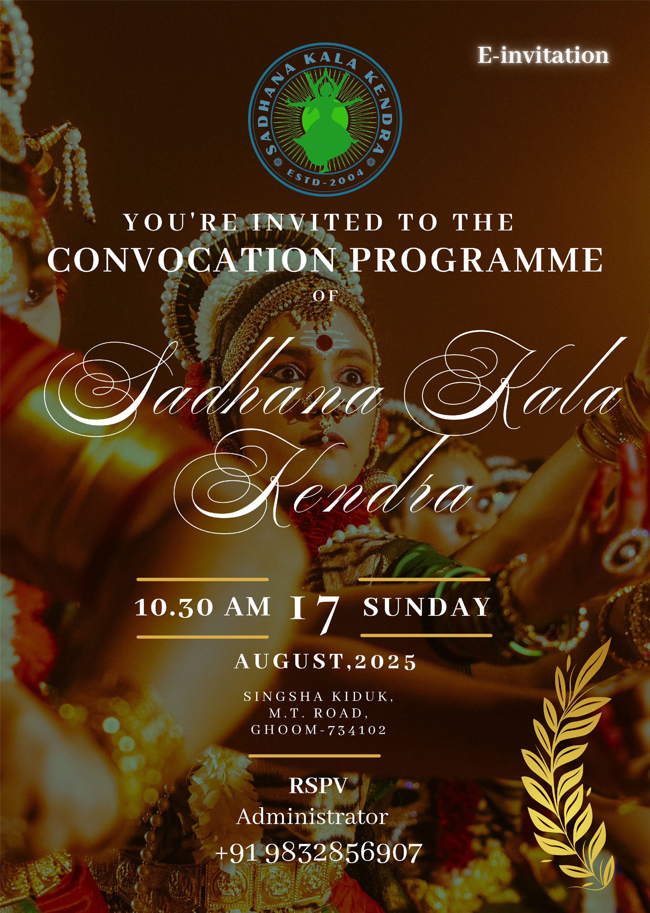 SADHANA KALA KENDRA CONVOCATION PROGRAMME 2025